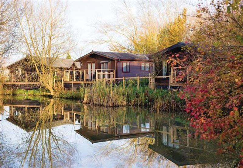 Setting of the Barnacle Lodge at Fairwood Lakes Holiday Park in Dilton Marsh, Nr Frome