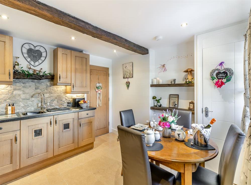Kitchen/diner at Fairy Cottage in Holywell Green, near Halifax, West Yorkshire
