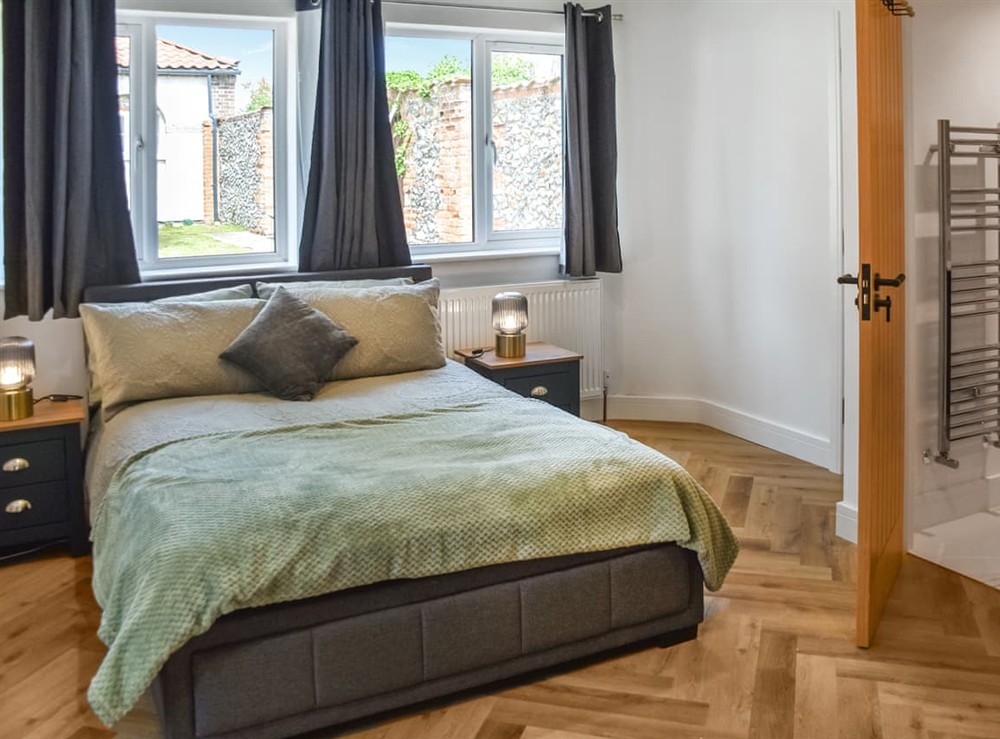 Double bedroom at Faith Cottage in Little Dunham, Norfolk