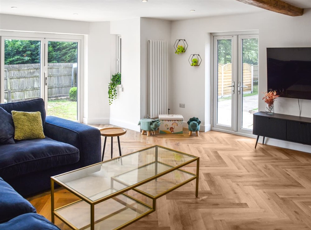 Living area at Faith Cottage in Little Dunham, Norfolk