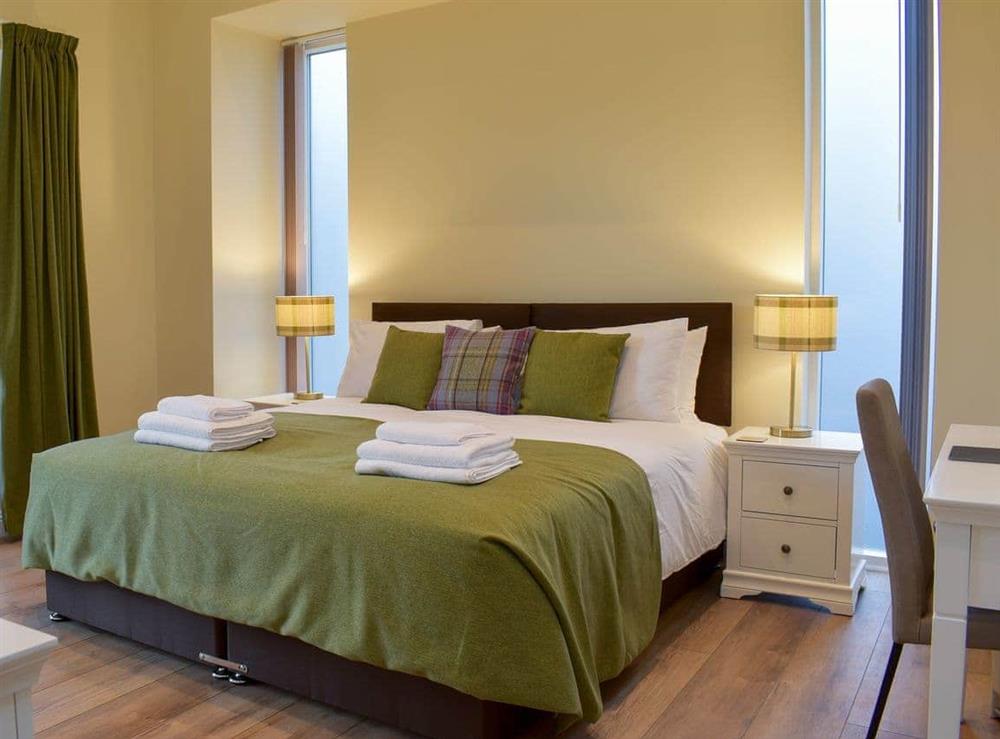 Double bedroom at Falcon Cottage in Linlithgow, near Glasgow, West Lothian