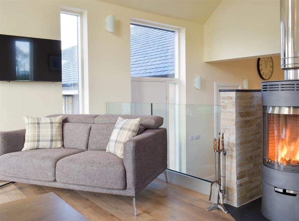 Living area at Falcon Cottage in Linlithgow, near Glasgow, West Lothian