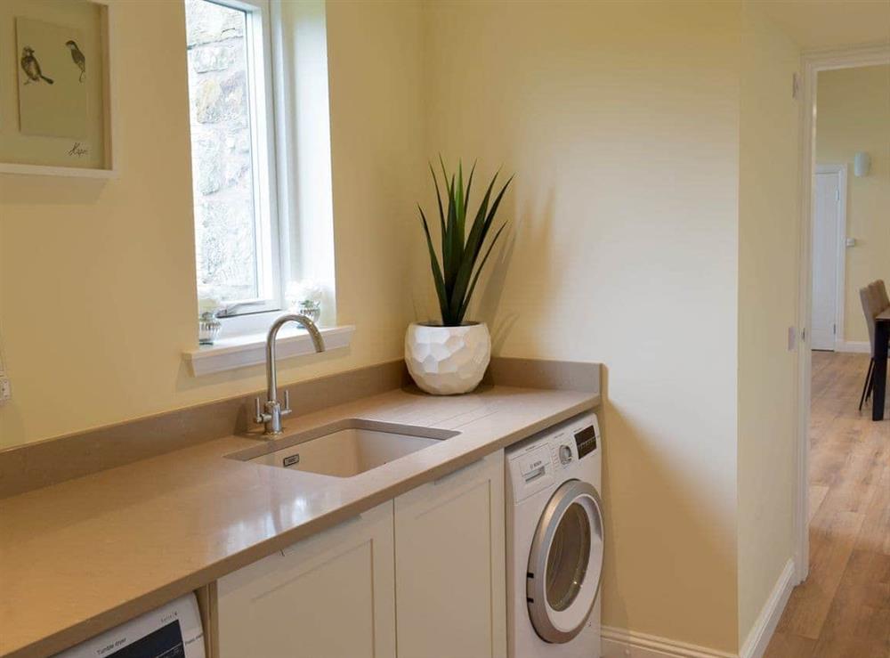 Utility room at Falcon Cottage in Linlithgow, near Glasgow, West Lothian