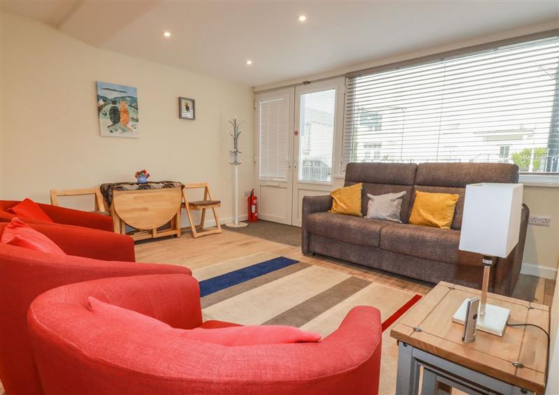 Relax in the living area at Falcon House, Tintagel