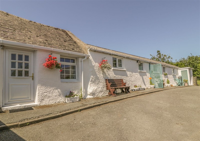 Outside Falconers Cottage at Falconers Cottage, Caergeiliog