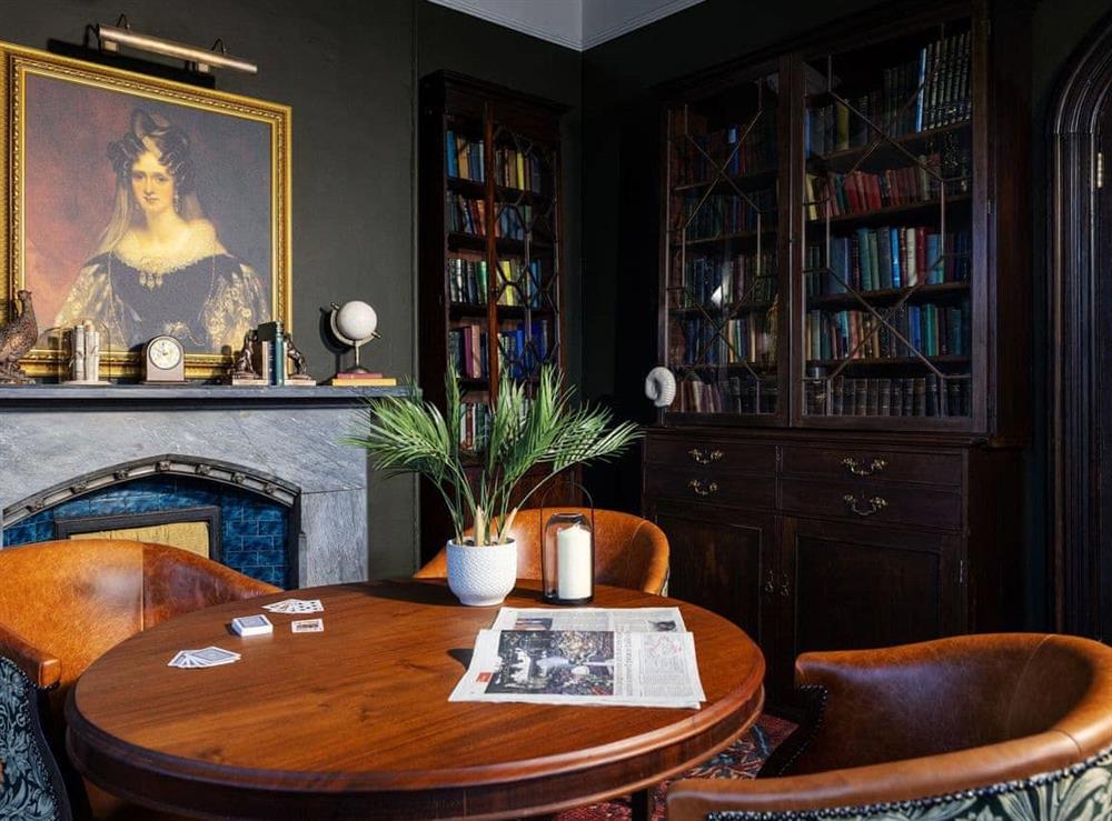 Library at Fallbarrow Hall in Bowness-On-Windermere, Cumbria