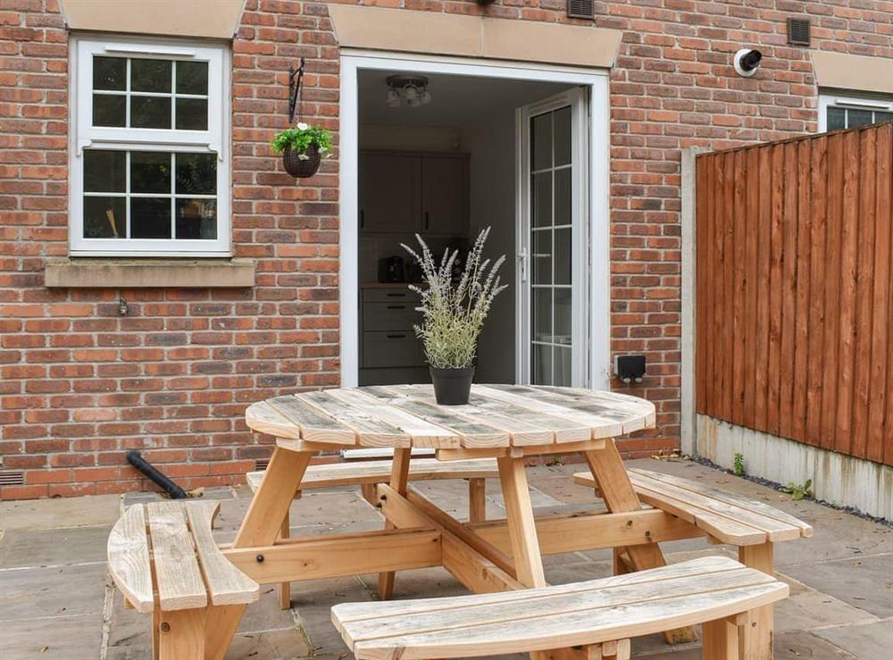 Outdoor area at Family Townhouse Manchester in Salford, near Manchester, Lancashire