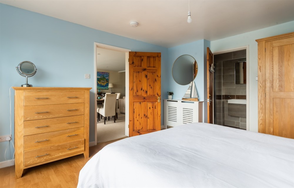 One of the bedrooms at Far Away in Thurlestone