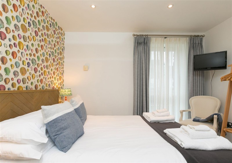 One of the bedrooms at Far Cliffs, Carbis Bay