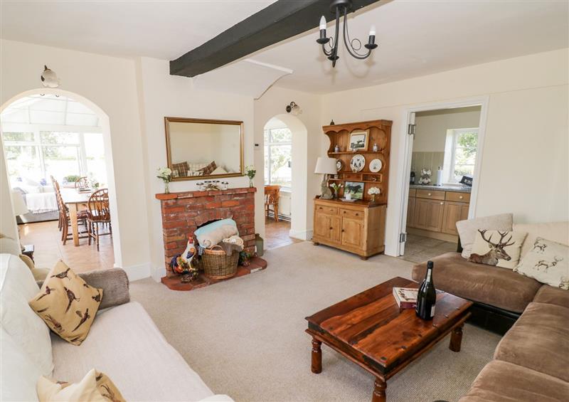 Enjoy the living room at Far Coley Farm and Kilnhurst Log Cabin, Great Haywood