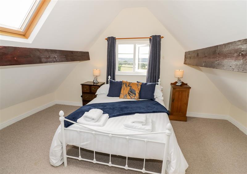 One of the 8 bedrooms at Far Coley Farm and Kilnhurst Log Cabin, Great Haywood