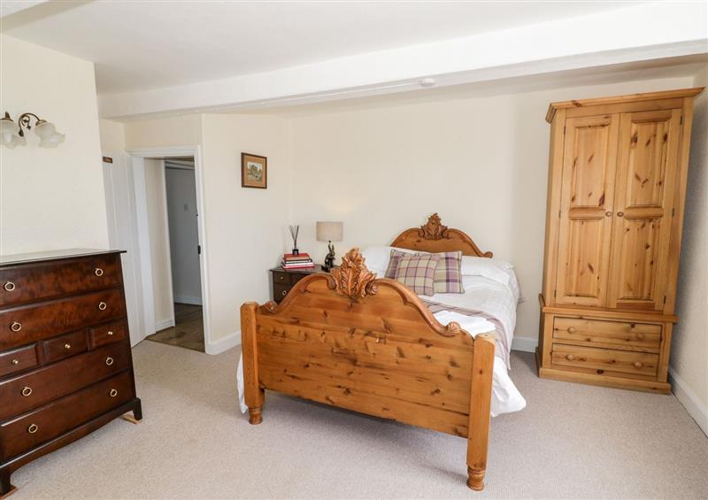One of the bedrooms at Far Coley Farm and Kilnhurst Log Cabin, Great Haywood