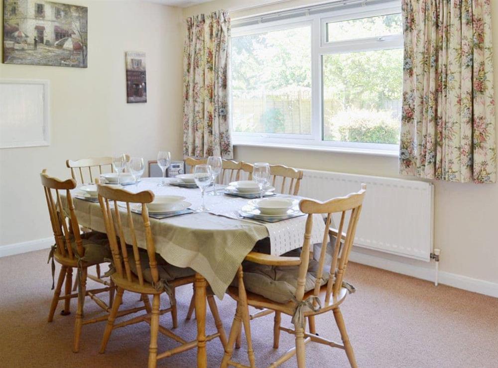 Dining room at Far Horizons in Seaview, Isle Of Wight