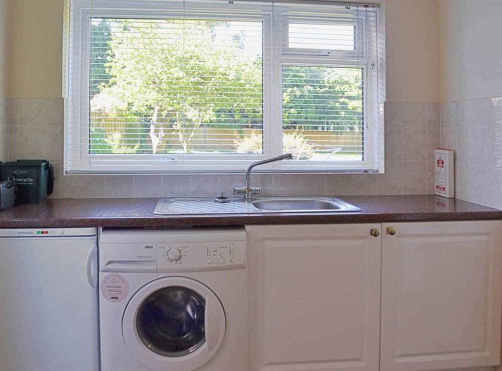 Utility room at Far Horizons in Seaview, Isle Of Wight