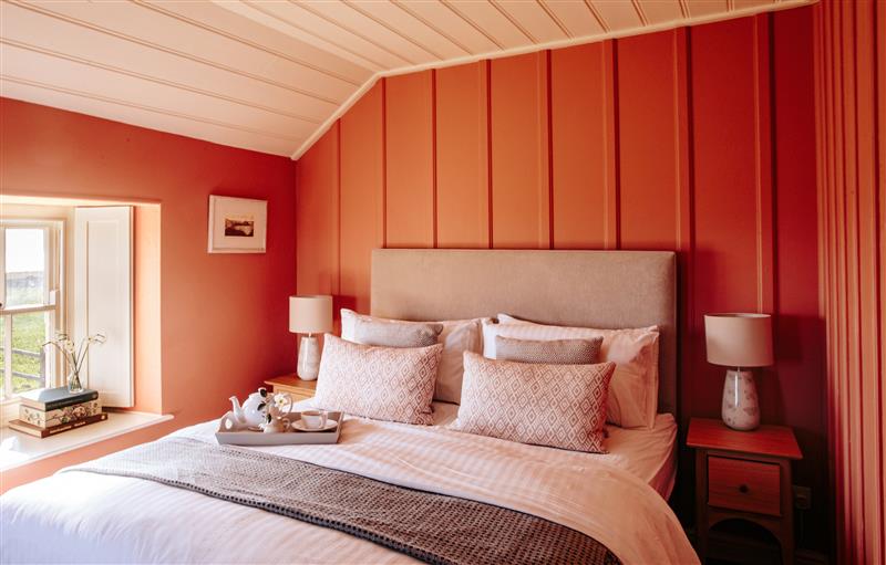 One of the bedrooms at Faraway Cottage, St. Levan near Porthgwarra