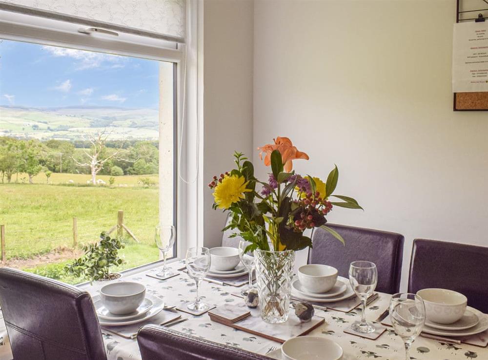 Dining Area at Farden Cottage in Girvan, Ayrshire