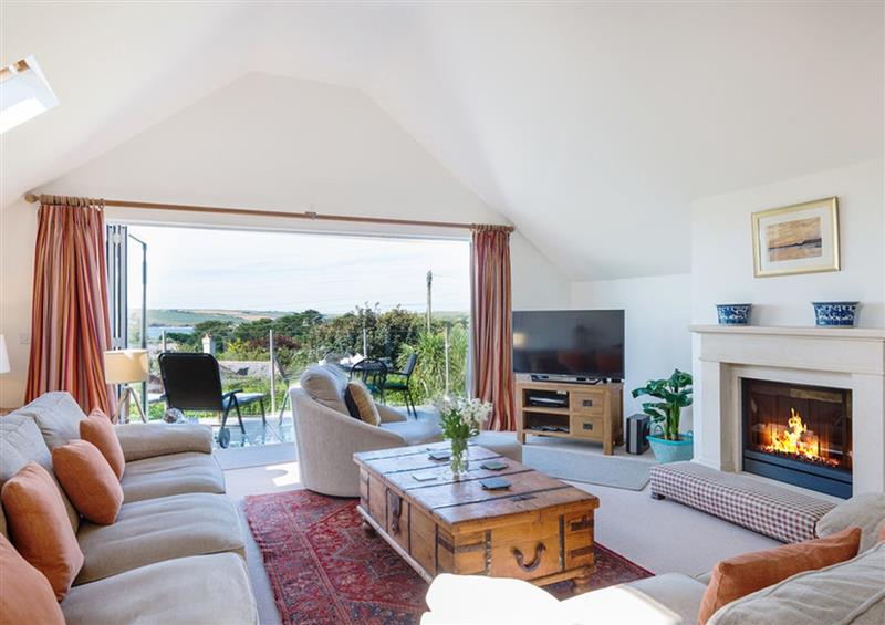 Relax in the living area at Farlands, Daymer Bay