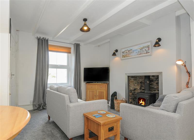 The living room at Farleigh Cottage, Looe