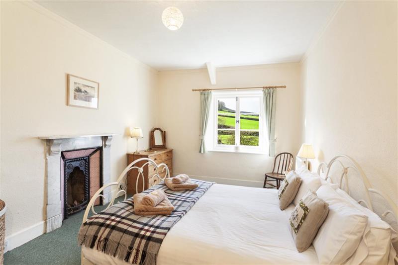 Double bedroom at Farm Cottage, West Luccombe