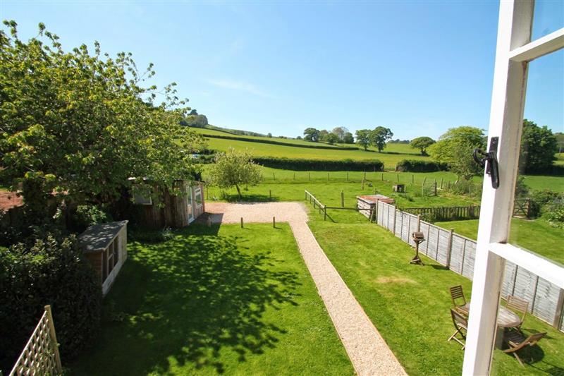 Garden and views at Farm Cottage, West Luccombe