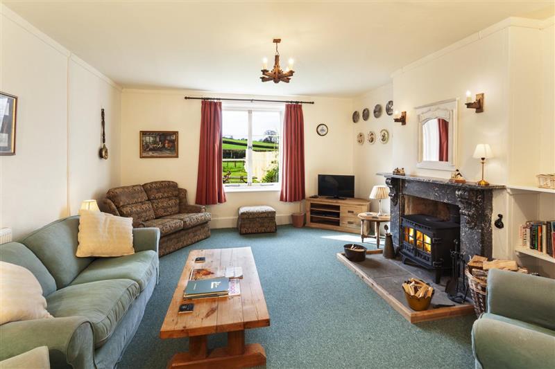 Living room at Farm Cottage, West Luccombe