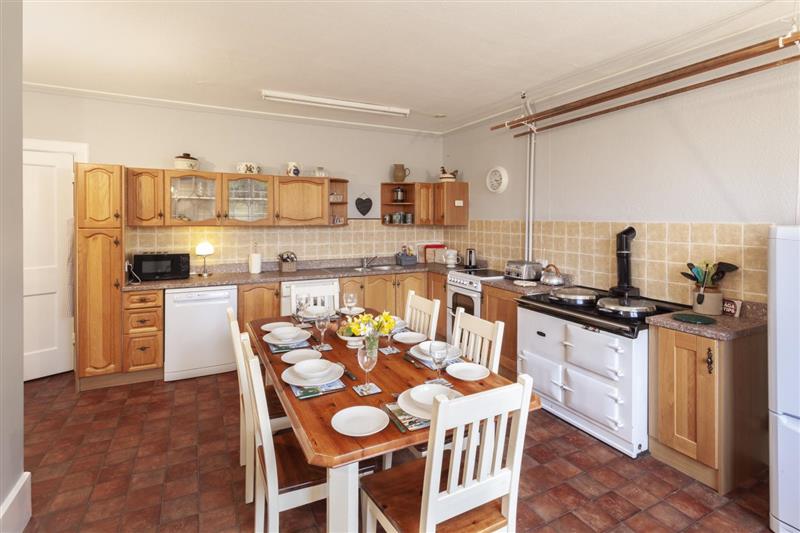 The kitchen at Farm Cottage, West Luccombe