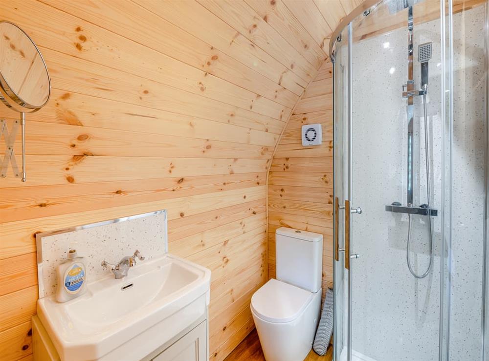 Shower room at Farm View in Cloughton, near Scarborough, North Yorkshire