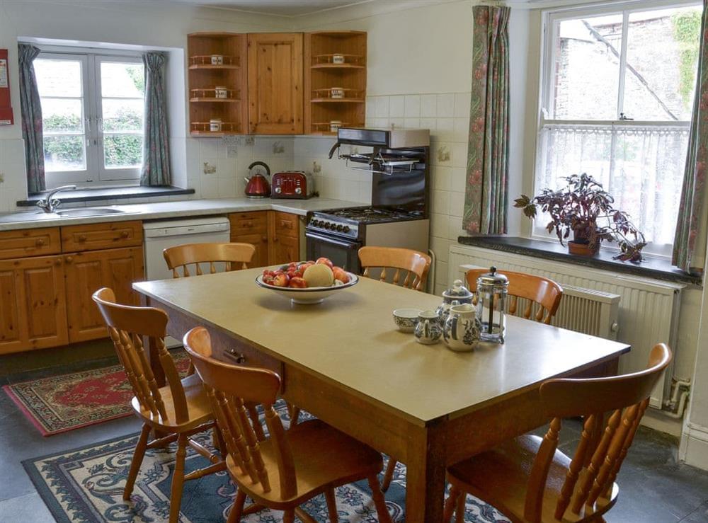 Kitchen with dining area (photo 2) at Farmhouse in Lostwithiel, Cornwall