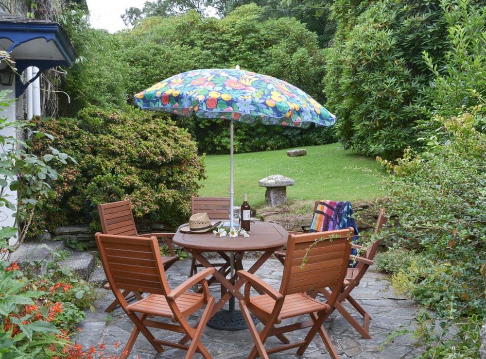 Sitting out area at Farmhouse in Lostwithiel, Cornwall