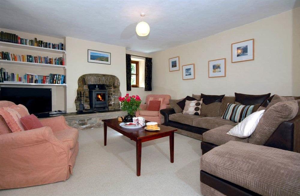 The living room at Farmhouse near Newgale in Near Newgale, Pembrokeshire, Dyfed