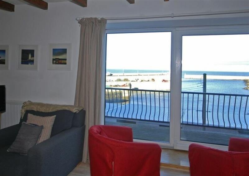 Relax in the living area at Farne Nook, Seahouses