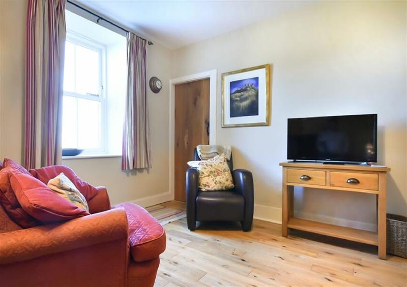 Relax in the living area at Farne View Cottage, Seahouses