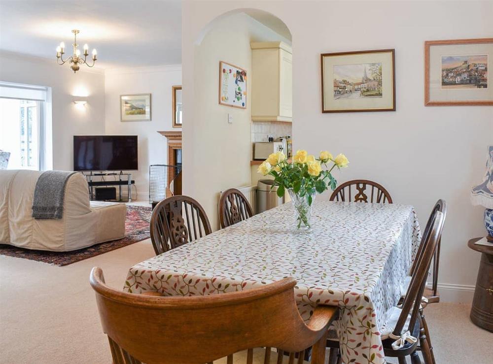 Living room/dining room at Farnley Ridge in Durham, England