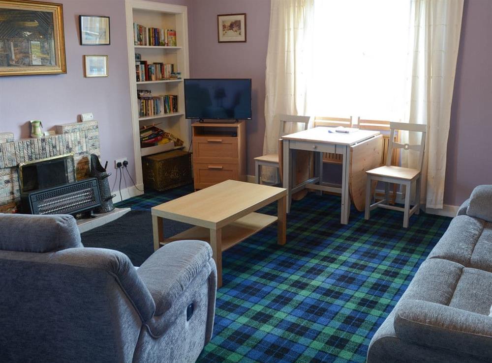 Living room at Farr in Helmsdale, near Brora, Northern Highlands, Sutherland