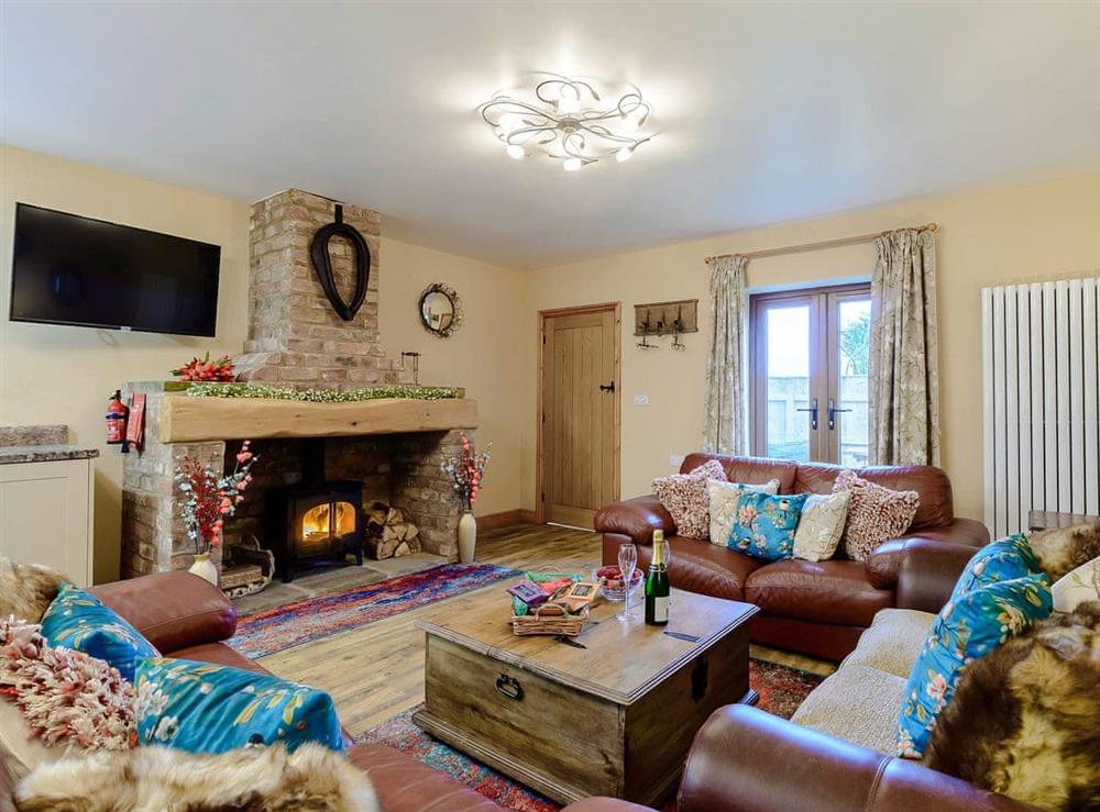 Living area at Farriers Lodge in Brandesburton, near Driffield, North Humberside