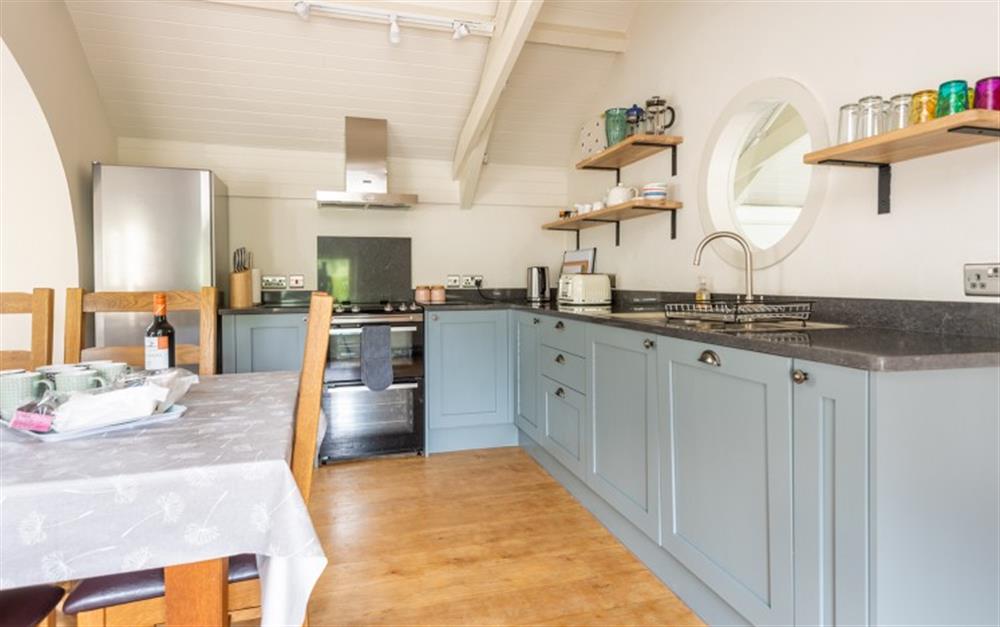 Spacious kitchen at Farthingfield in South Pool