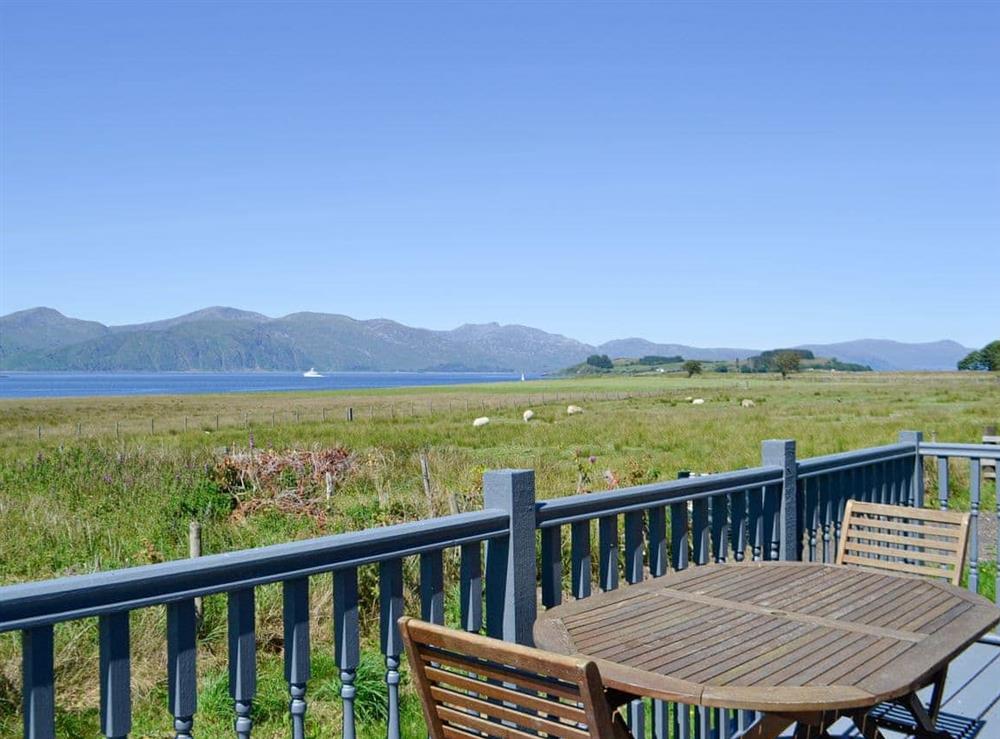 Great views at Fasgadh Cottage in Port Appin, near Oban, Argyll