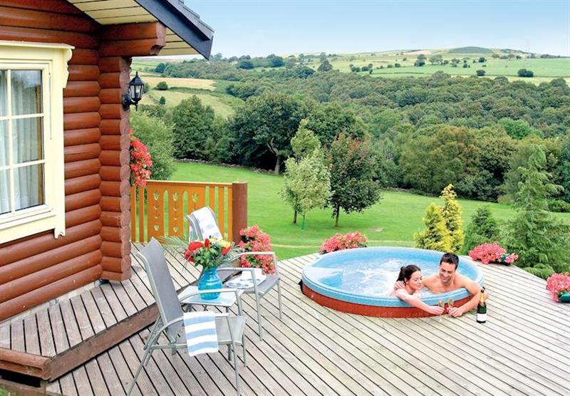 Serenity 2 hot tub at Faweather Grange Lodges in Ilkley Moor, Yorkshire