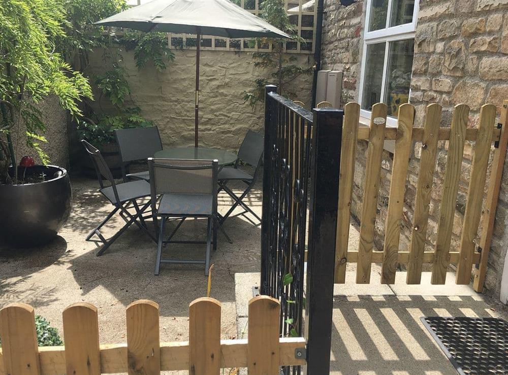 Safe enclosed area for pets at Fawn Lea Cottage in Staindrop, near Barnard Castle, Durham