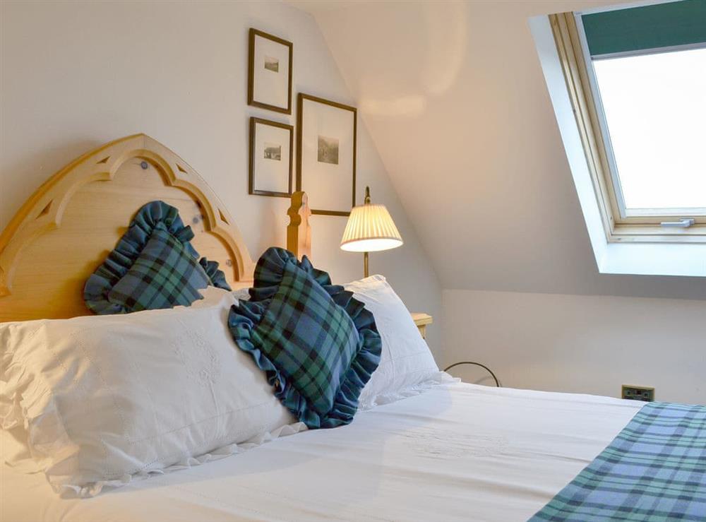 Comfortable bedroom at Fearnmore Church in Fearnmore, near Applecross, Ross-Shire