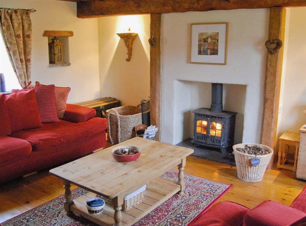 Living room at Featherstone Cottage in Newton-upon-Rawcliffe, N. Yorks., North Yorkshire
