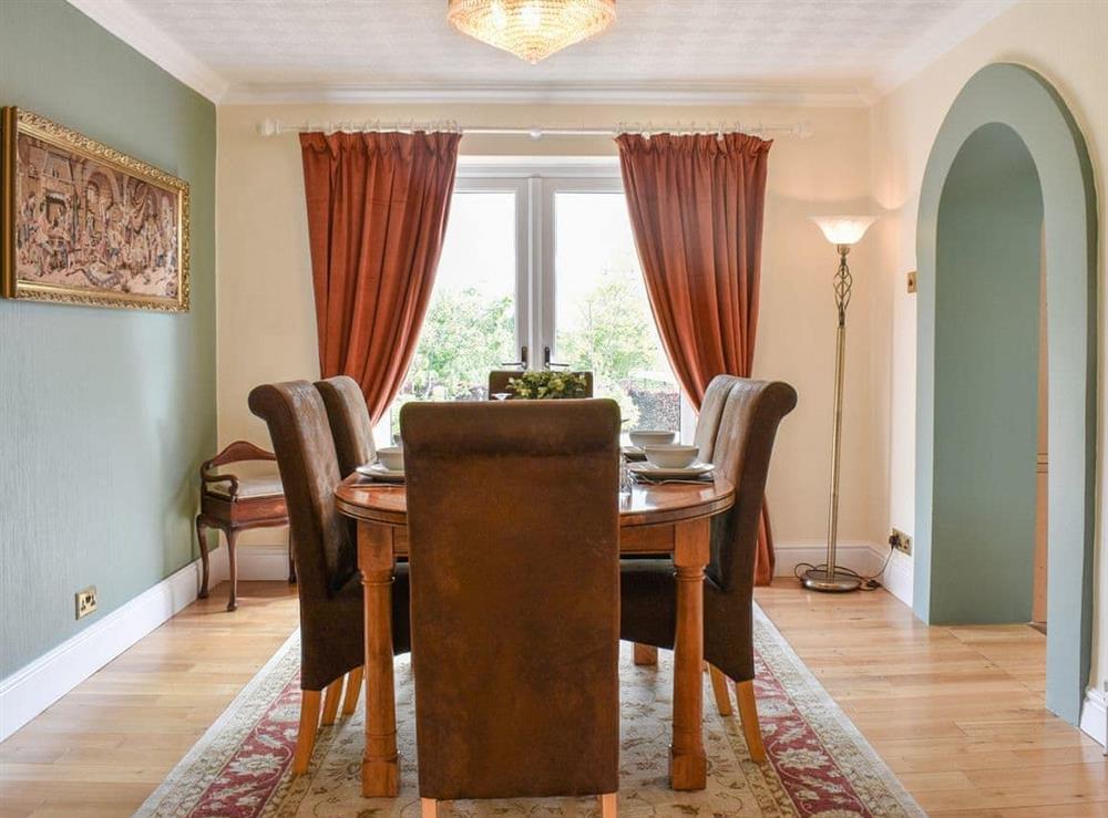 Dining room at Featherstone House in Darlington, near Bishop Auckland, Durham