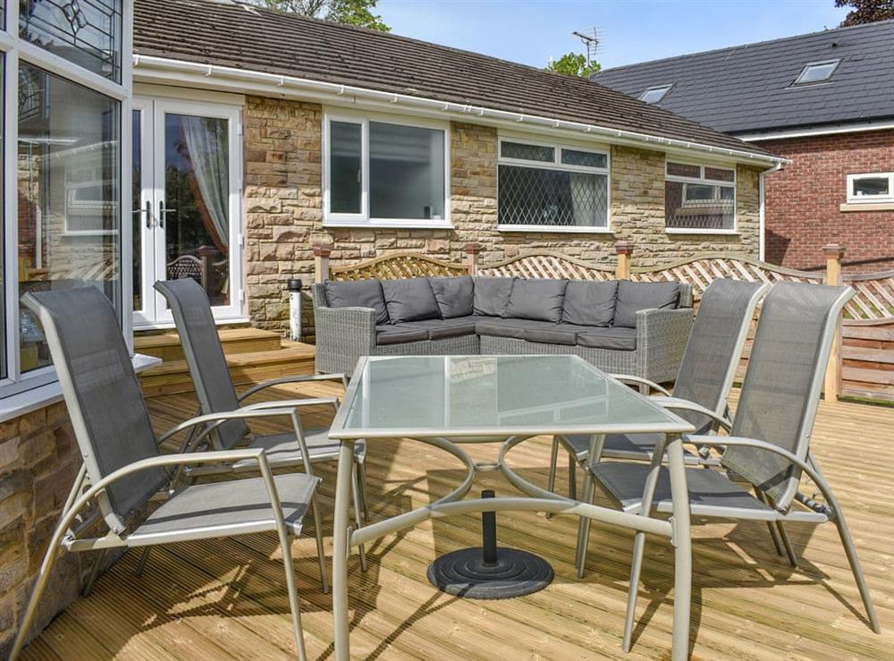 Outdoor area at Featherstone House in Darlington, near Bishop Auckland, Durham