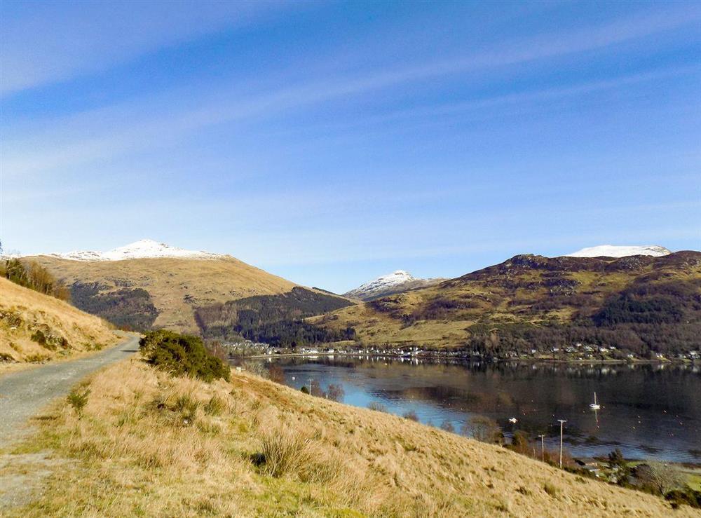 Picturesque surrounding area at Feaugh Cottage in Lochgoilhead, near Inverary, Argyll and Bute, Scotland