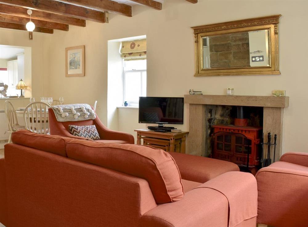 Charming living area at Felicity House in Staithes, near Whitby, North Yorkshire