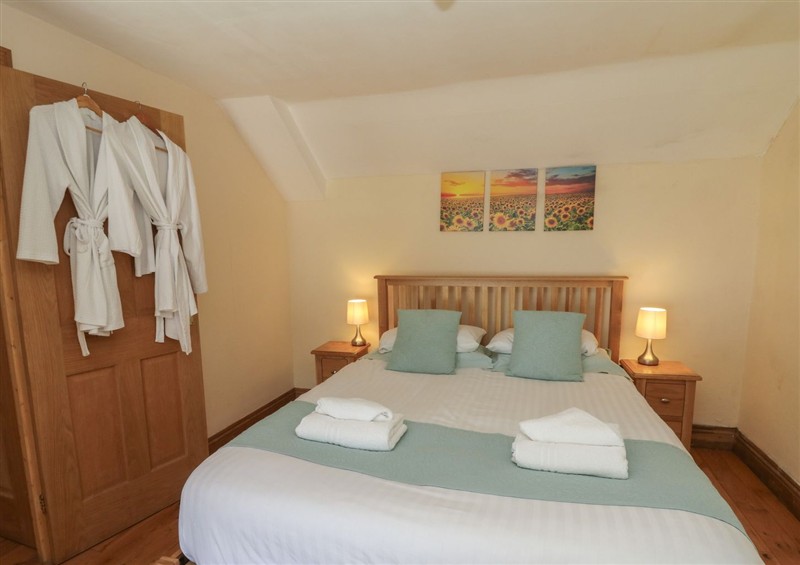 This is a bedroom at Felin Gogoyan, Llanddewi-Brefi