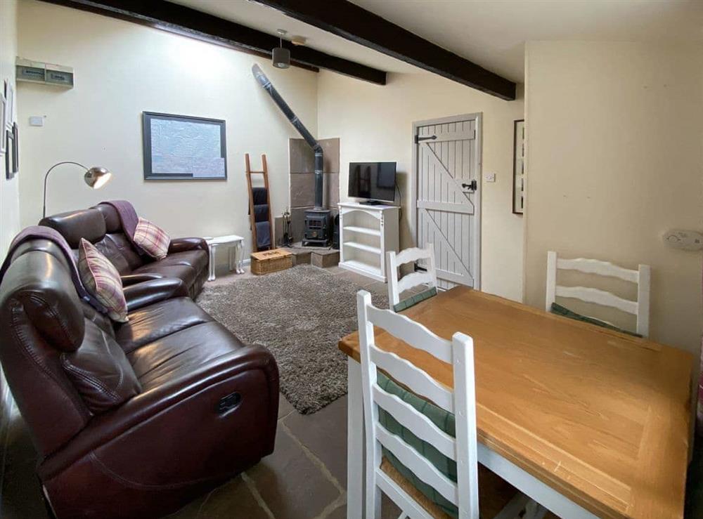 Living room/dining room at Fell Cottage in Marsett, near Lake Semerwater, North Yorkshire