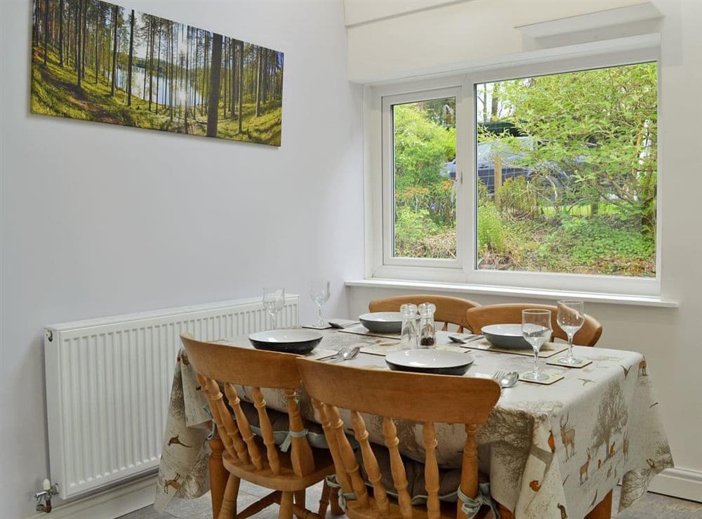 Attractive dining area at Fell Foot in Hawkshead, near Ambleside, Cumbria