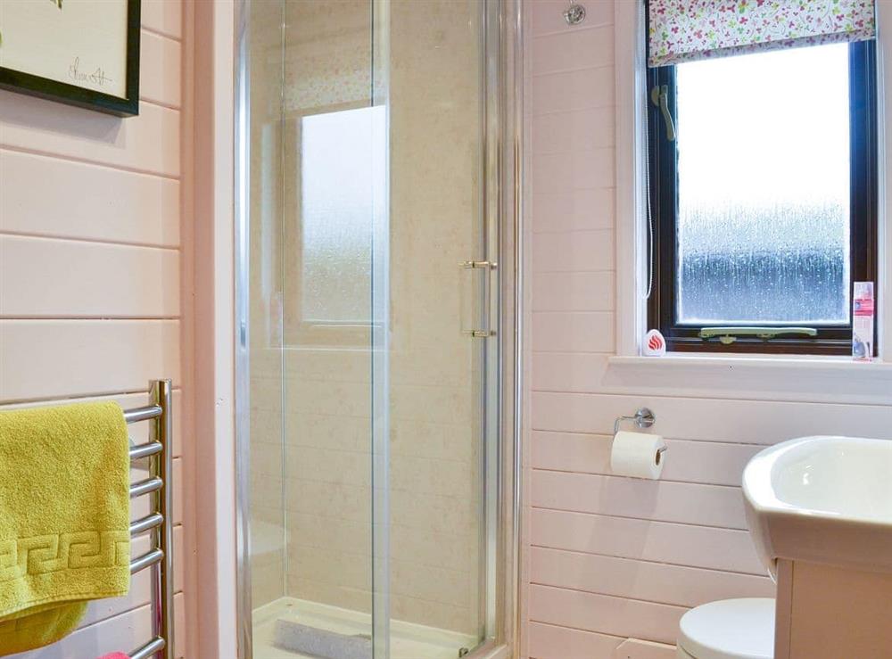 Family shower room at Fell Foot Lodge in Keswick, Cumbria