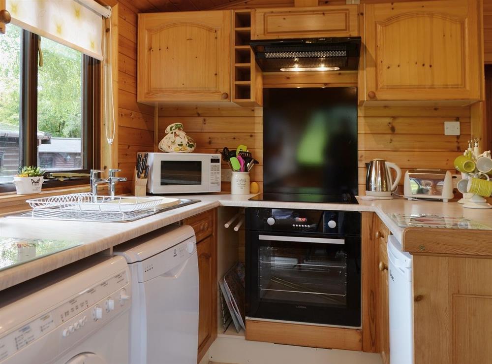 Kitchen at Fell Foot Lodge in Keswick, Cumbria